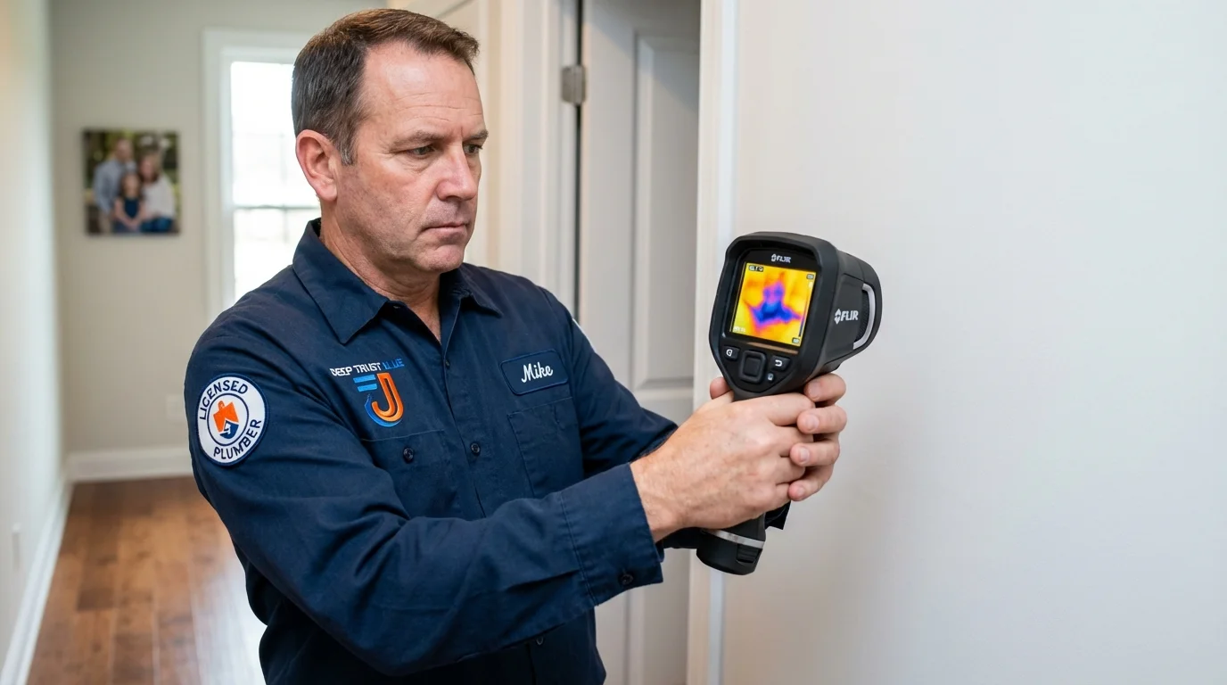 Thermal imaging leak detection by Johns Plumbing LLC in Goldendale